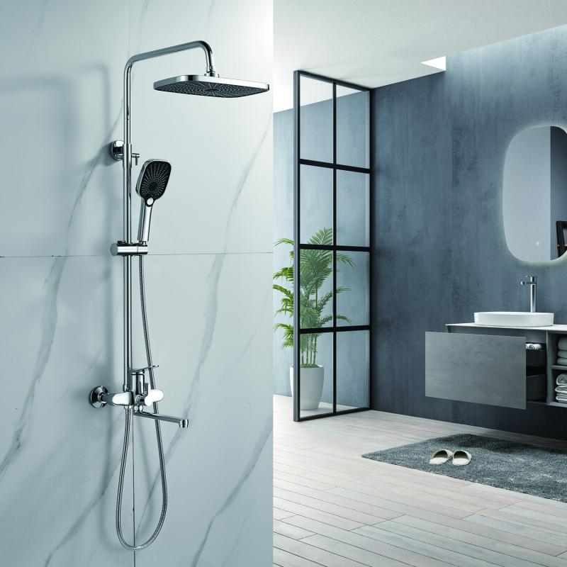 Душевая стойка со смесителем Shevanik S62 S6236 Душевая стойка со смесителем Shevanik S62 S6236