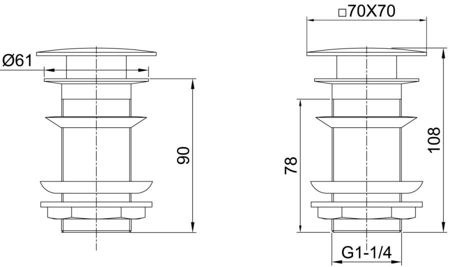 Донный клапан Allen Brau Infinity 5.21025-00 хром Донный клапан Allen Brau Infinity 5.21025-00 хром