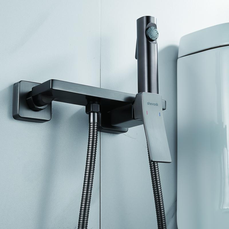 Смеситель с гигиеническим душем Shevanik S61T S6105T-1 Смеситель с гигиеническим душем Shevanik S61T S6105T-1