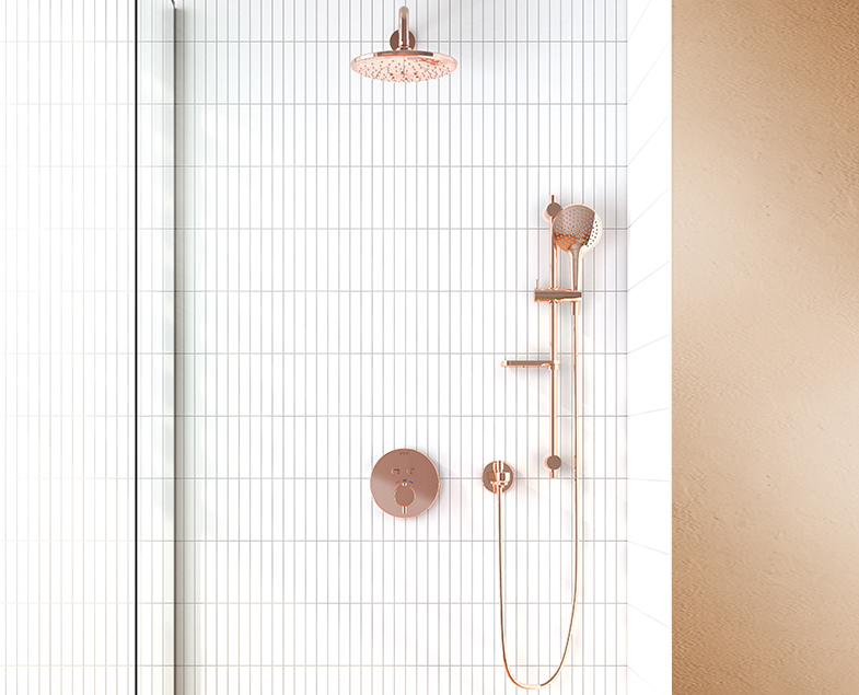 Душевой комплект Bliss, медь Душевой комплект Bliss, медь