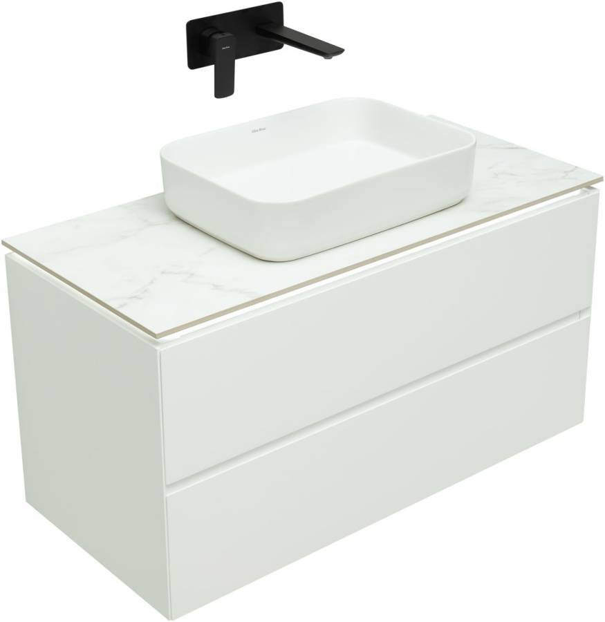 Тумба под раковину Allen Brau Infinity 100 1.21003.WM белый матовый Тумба под раковину Allen Brau Infinity 100 1.21003.WM белый матовый