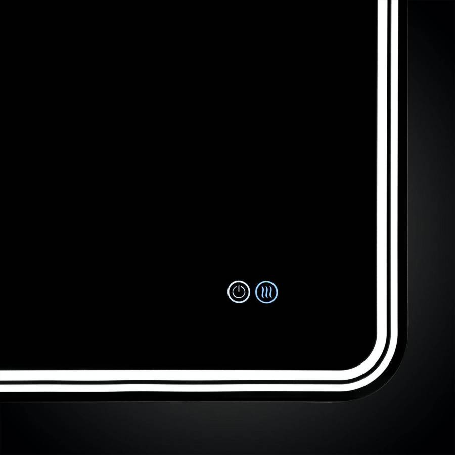 Зеркало LED VLM-3MA100-2 1000х800 c сенсорным выключателем и диммером, антизапотевание Зеркало LED VLM-3MA100-2 1000х800 c сенсорным выключателем и диммером, антизапотевание