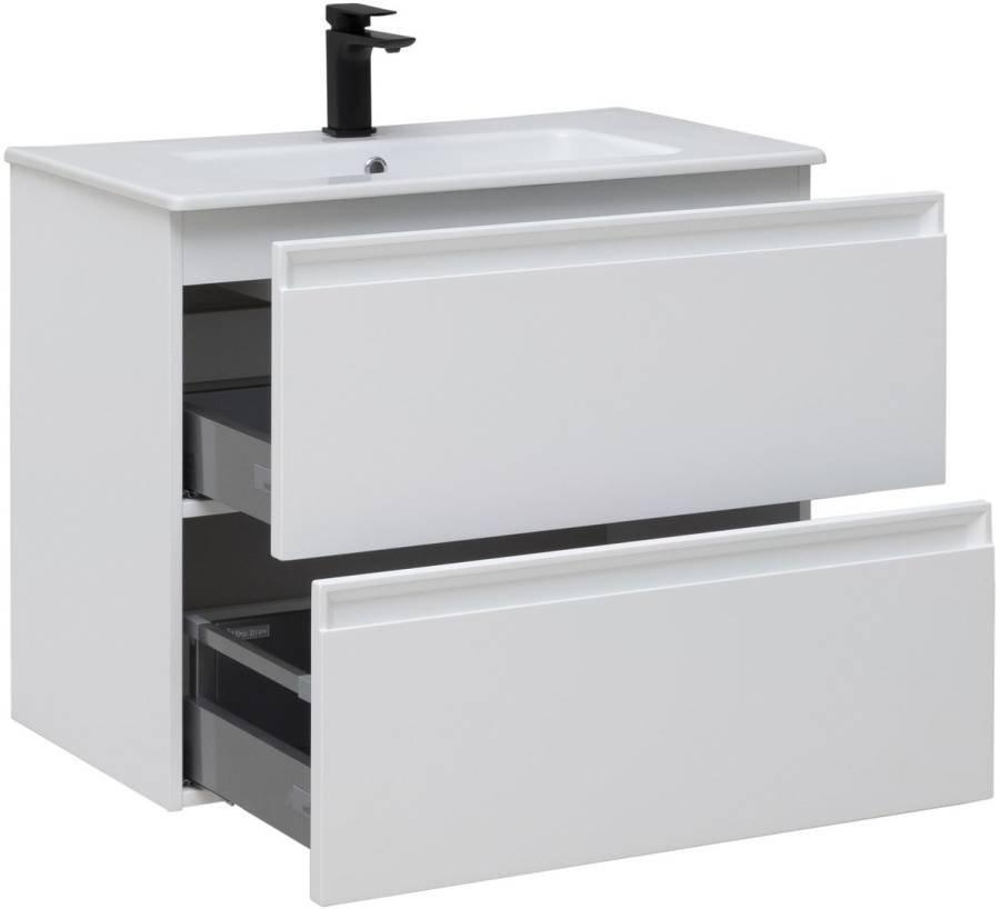 Тумба под раковину Allen Brau Eclipse 80 1.E1002.WM белый матовый Тумба под раковину Allen Brau Eclipse 80 1.E1002.WM белый матовый