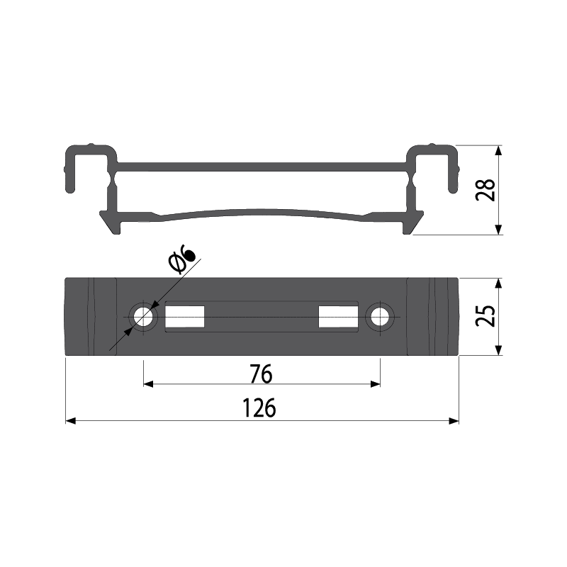 Замок дренажного канала AVZ102-R102 Замок дренажного канала AVZ102-R102