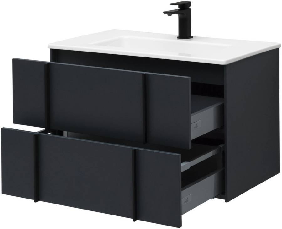 Тумба под раковину Allen Brau Reality 80 1.32005.AM антрацит матовый Тумба под раковину Allen Brau Reality 80 1.32005.AM антрацит матовый