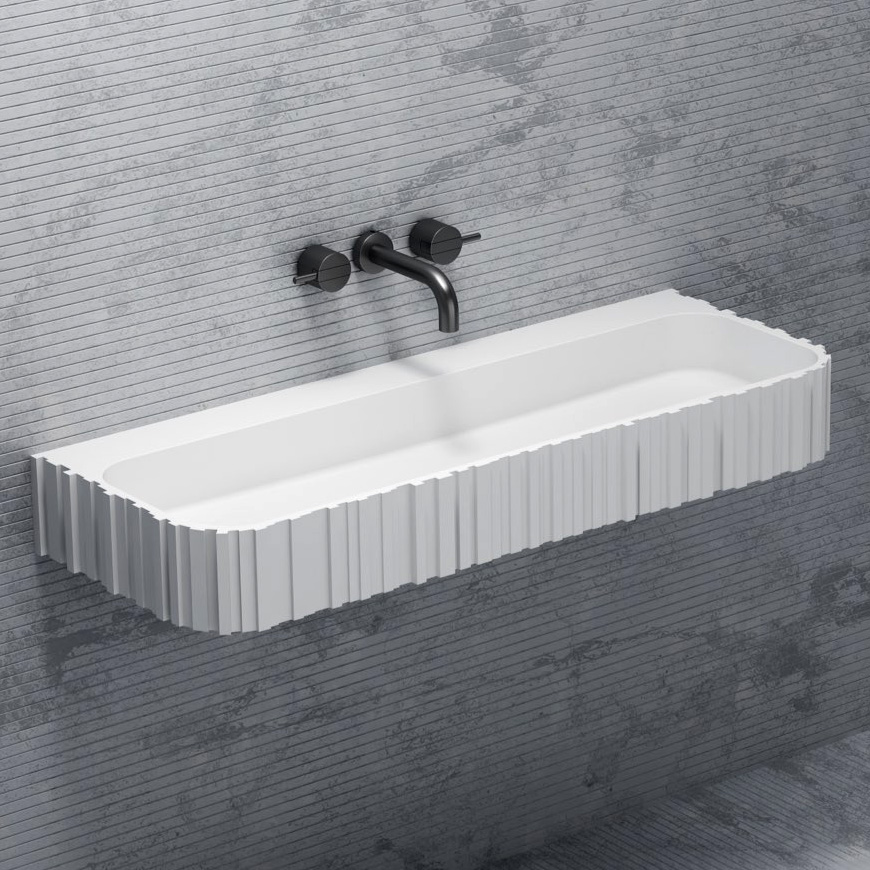 Раковина подвесная ABBER Stein AS2652-1.0 белая матовая Раковина подвесная ABBER Stein AS2652-1.0 белая матовая