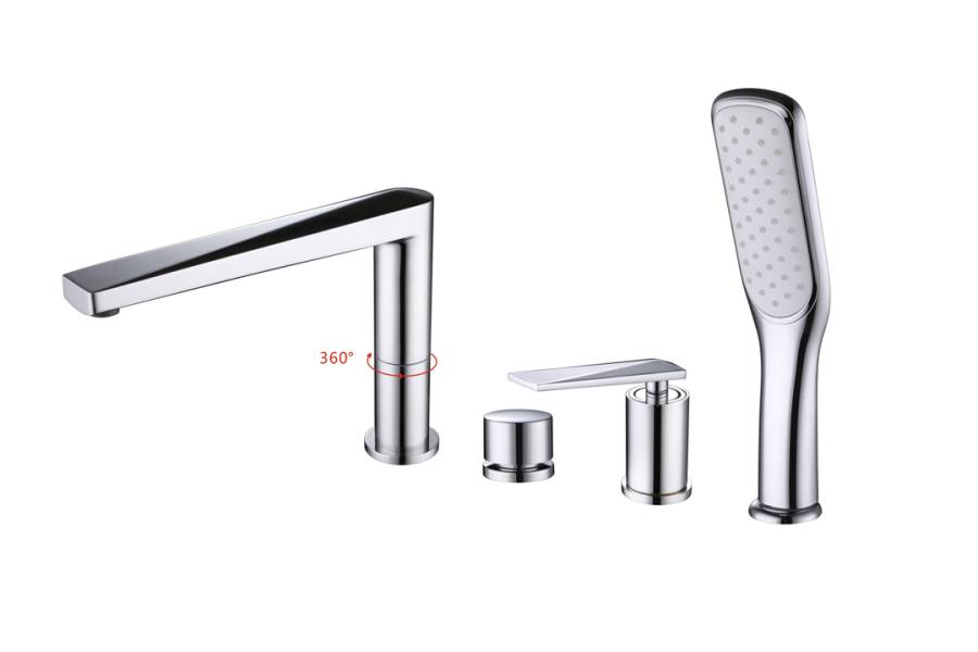 Смеситель врезной на борт ванны VENTURO хром Смеситель врезной на борт ванны VENTURO хром