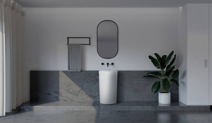 Раковина отдельностоящая ABBER Stein AS2504-H белая матовая Раковина отдельностоящая ABBER Stein AS2504-H белая матовая