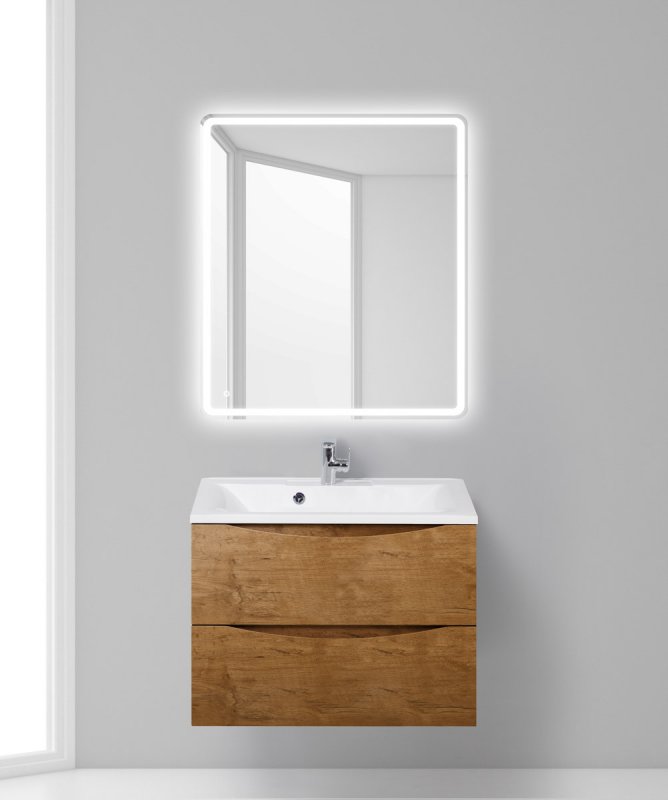 Раковина из литьевого мрамора BelBagno BB750/450-LV-MR-PR Раковина из литьевого мрамора BelBagno BB750/450-LV-MR-PR