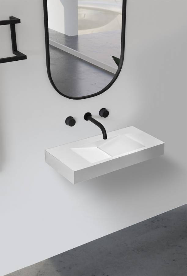 Раковина подвесная ABBER Stein AS2641 белая матовая Раковина подвесная ABBER Stein AS2641 белая матовая