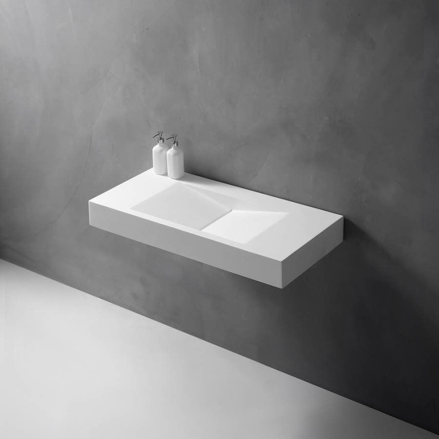 Раковина подвесная ABBER Stein AS2641 белая матовая Раковина подвесная ABBER Stein AS2641 белая матовая