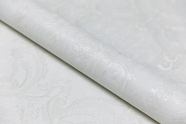 Обои виниловые Ренессанс мотив, серый Обои виниловые Ренессанс мотив, серый