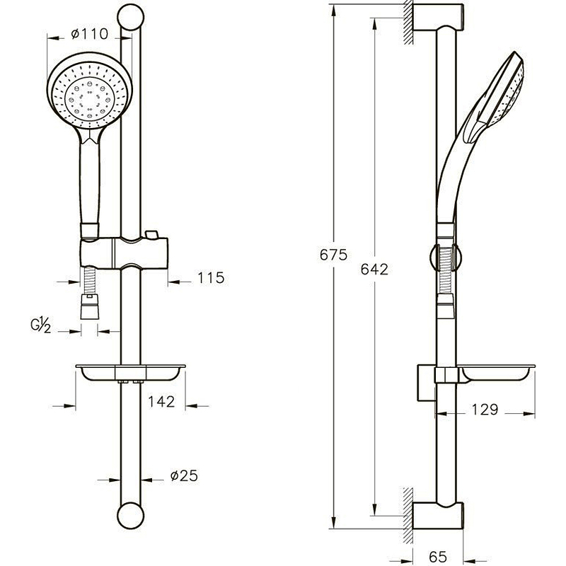 Cozy 5F душевой сет Cozy 5F душевой сет