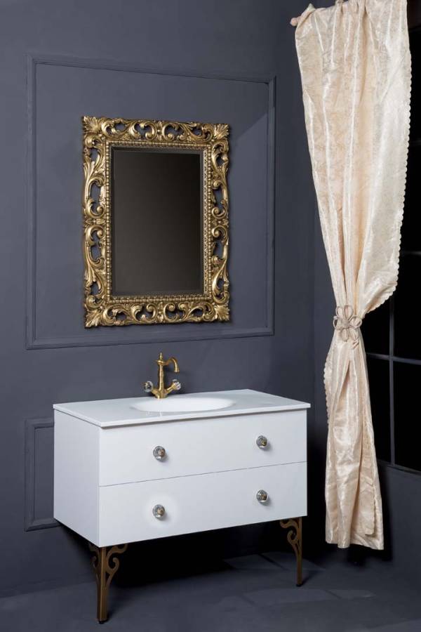 Тумба 100см*48 (52) WHITE 831-100-WH Boheme Тумба 100см*48 (52) WHITE 831-100-WH Boheme