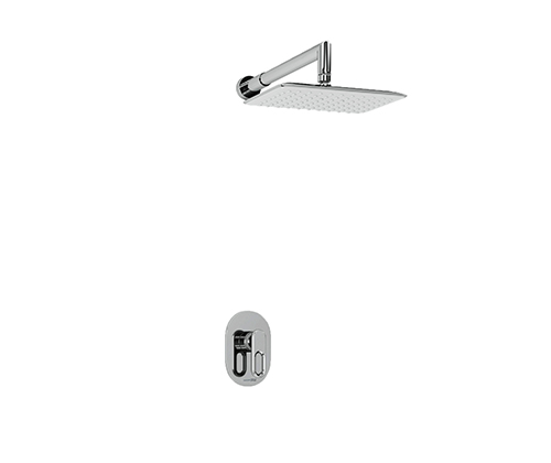 A12831 Встраиваемый комплект для душа с верхней душевой насадкой Wasserkraft A12831 Встраиваемый комплект для душа с верхней душевой насадкой Wasserkraft