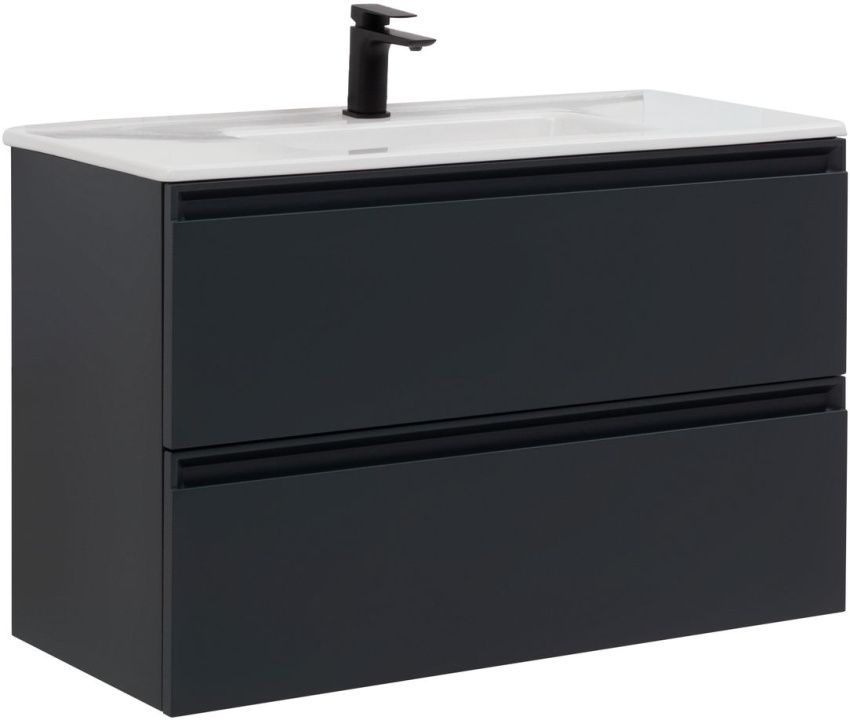 Тумба под раковину Allen Brau Eclipse 100 1.E1003.AM антрацит матовый Тумба под раковину Allen Brau Eclipse 100 1.E1003.AM антрацит матовый