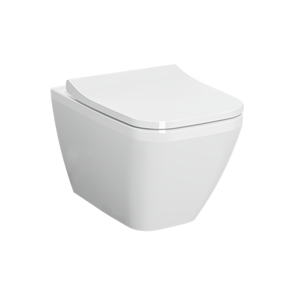 Унитаз подвесной VitrA Integra Square 7082B003-0075, безободковый Унитаз подвесной VitrA Integra Square 7082B003-0075, безободковый