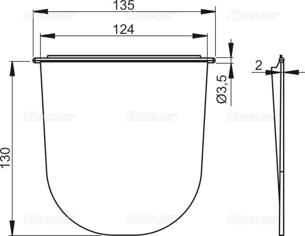 Заслонка - серая Заслонка - серая