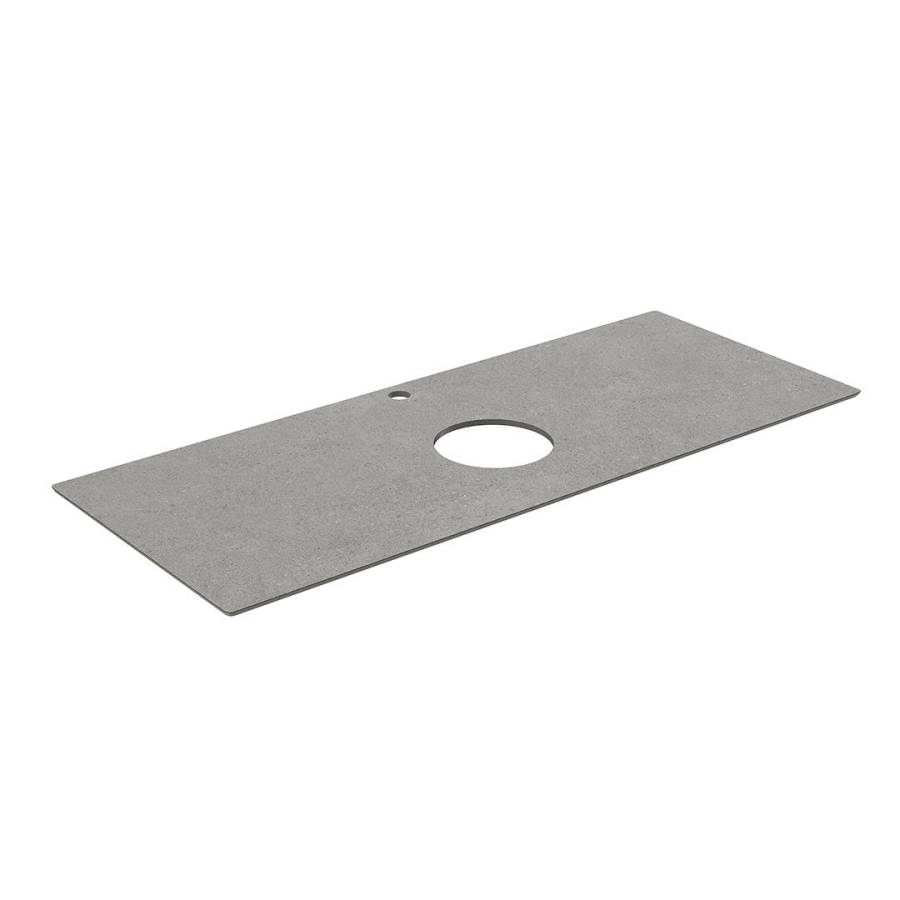 Столешница из керамогранита Фондамента 120, серая, PL1.DL500920R\120 Столешница из керамогранита Фондамента 120, серая, PL1.DL500920R\120