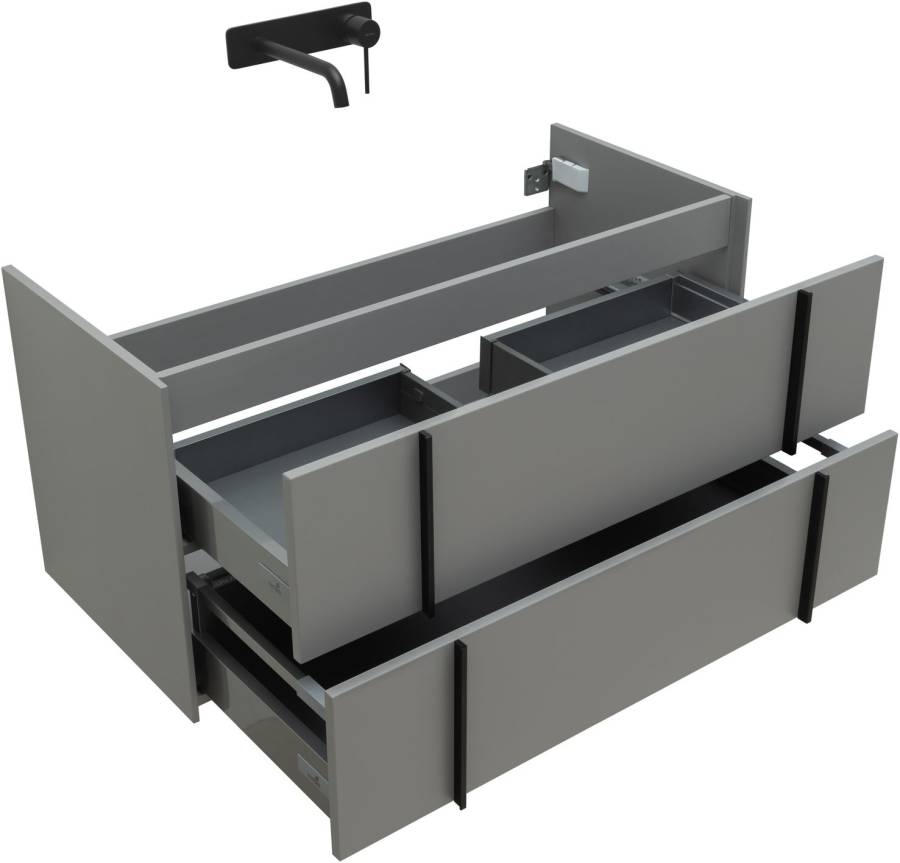 Тумба под раковину Allen Brau Reality 100 1.32007.PGM платина матовый Тумба под раковину Allen Brau Reality 100 1.32007.PGM платина матовый