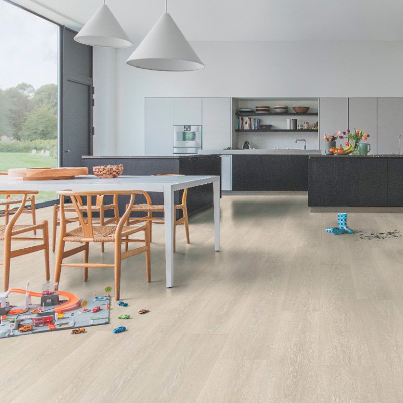 Ламинат Quick Step MAGESTIC MJ3554 Дуб долинный светло-бежевый (9,5мм/33кл/2,952м2), м2 Ламинат Quick Step MAGESTIC MJ3554 Дуб долинный светло-бежевый (9,5мм/33кл/2,952м2), м2