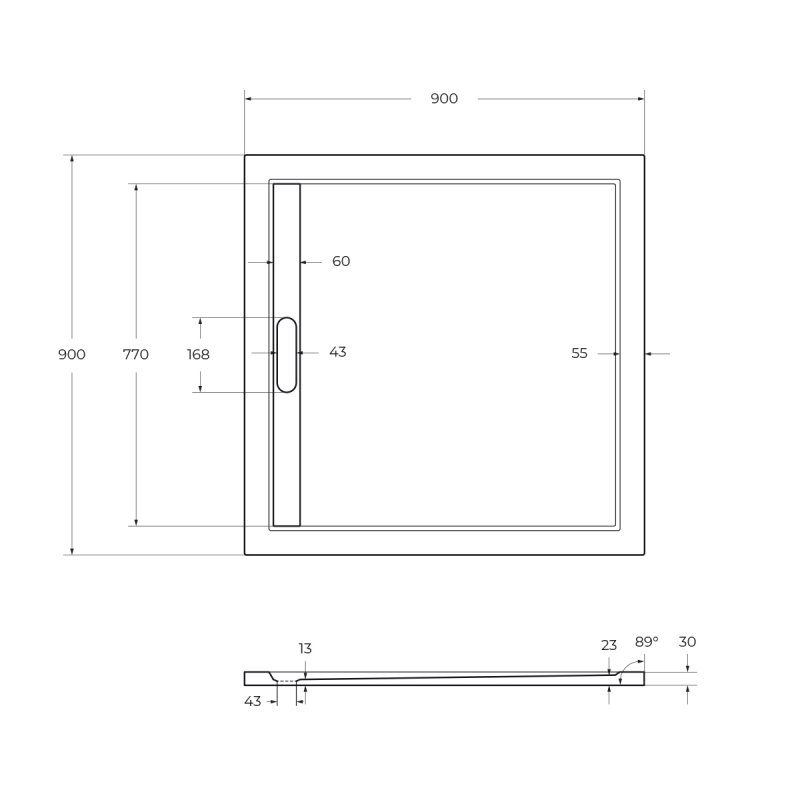 TRAY-LEGS-AS-06 Комплект ножек для поддона из искусственного мрамора, типа A-80 TRAY-LEGS-AS-06 Комплект ножек для поддона из искусственного мрамора, типа A-80