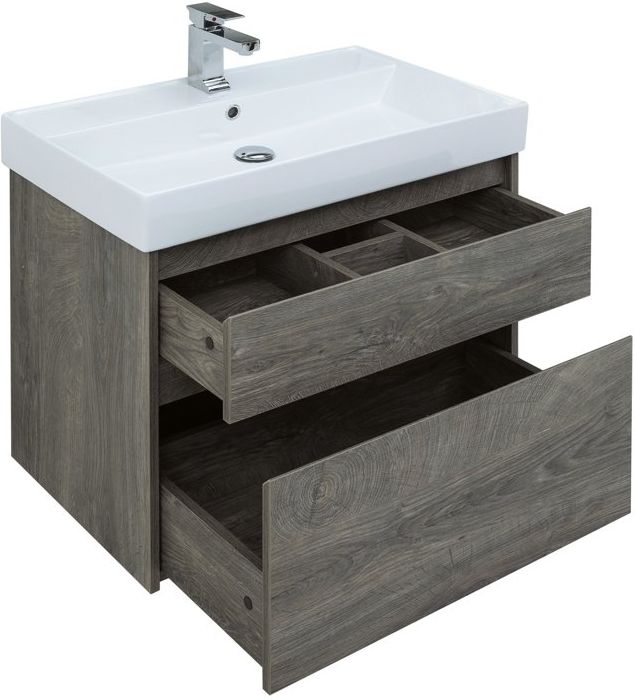 Мебель для ванной Aquanet Nova Lite 75 дуб рошелье (2 ящика) Мебель для ванной Aquanet Nova Lite 75 дуб рошелье (2 ящика)