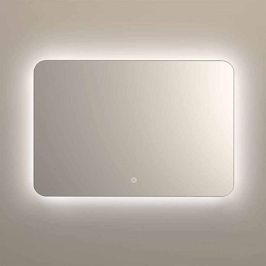 Зеркало LED VLM-3BE120 1200х800 c сенсорным выключателем и диммером Зеркало LED VLM-3BE120 1200х800 c сенсорным выключателем и диммером