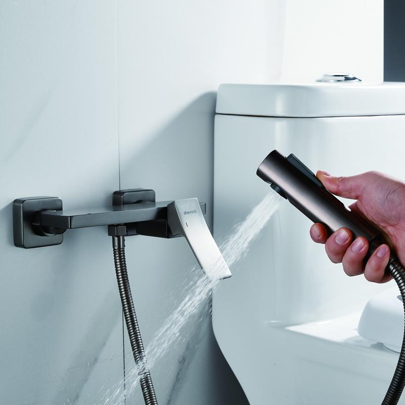 Смеситель с гигиеническим душем Shevanik S61T S6105T-1 Смеситель с гигиеническим душем Shevanik S61T S6105T-1