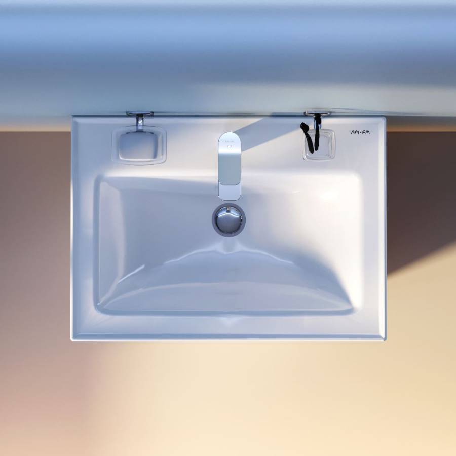 M85AWCC0652WG64 X-Joy, Раковина мебельная, керамическая, 65 см, встроенная, цвет: Белый, глянец M85AWCC0652WG64 X-Joy, Раковина мебельная, керамическая, 65 см, встроенная, цвет: Белый, глянец