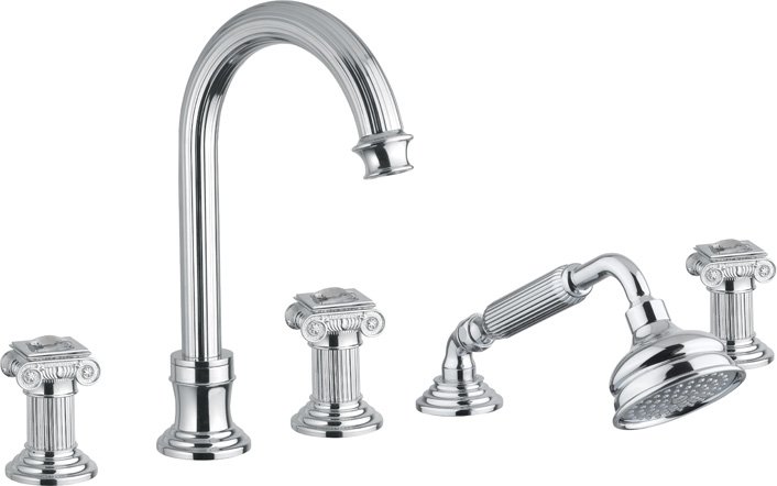 Душевой гарнитур OLIMP-BVD-01-O Исполнение: Хром, Ручки: Металл  Душевой гарнитур OLIMP-BVD-01-O Исполнение: Хром, Ручки: Металл