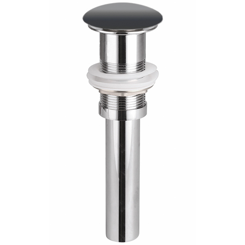 Донный клапан без перелива с керамической накладкой с системой "Click-Clack" Донный клапан без перелива с керамической накладкой с системой "Click-Clack"