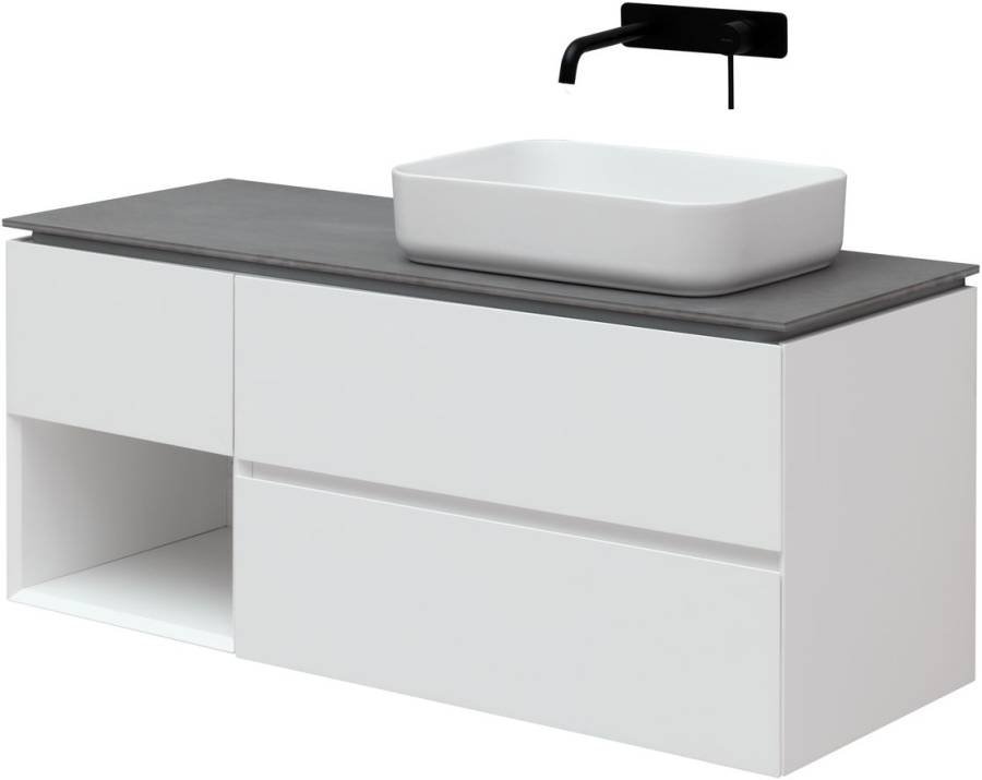 Тумба под раковину Allen Brau Infinity 120 1.21007.WM R белый матовый Тумба под раковину Allen Brau Infinity 120 1.21007.WM R белый матовый