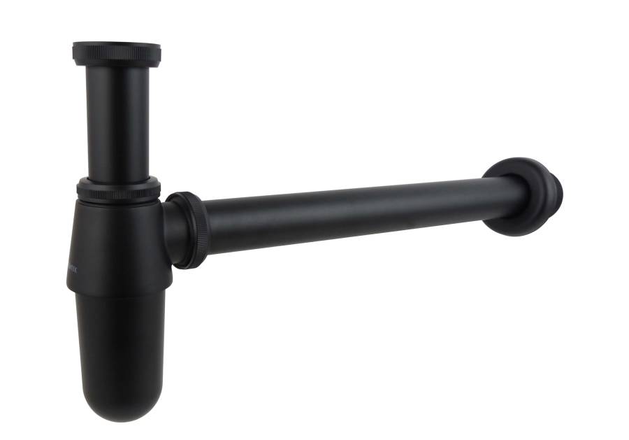 Сифон AQUATEK, матовый черный AQ6011MB  Сифон AQUATEK, матовый черный AQ6011MB