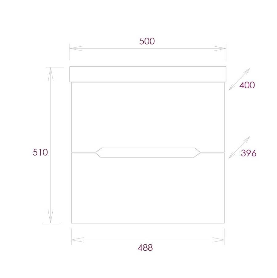 Тумба Onika Айленд 50 подвесная, белая (ум. Como 50/Фостер 50) Тумба Onika Айленд 50 подвесная, белая (ум. Como 50/Фостер 50)