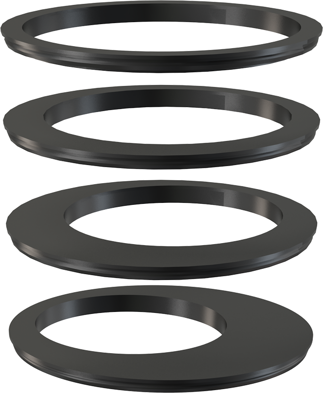 Вставка под водосточную трубу, комплект – черный Вставка под водосточную трубу, комплект – черный