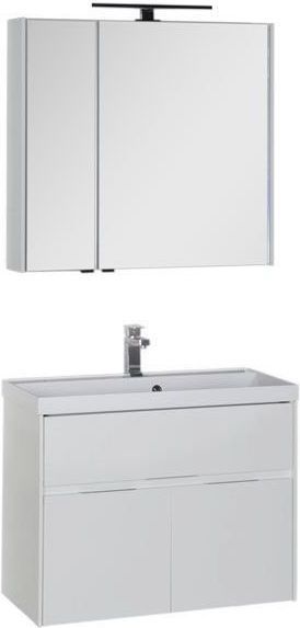 Мебель для ванной Aquanet Латина 80 белый Мебель для ванной Aquanet Латина 80 белый