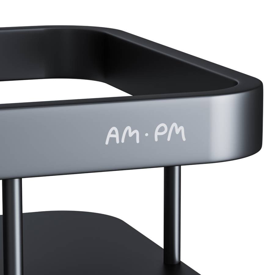 A7453222 Sense L Полка для душа прямая двухъярусная, черный, шт A7453222 Sense L Полка для душа прямая двухъярусная, черный, шт