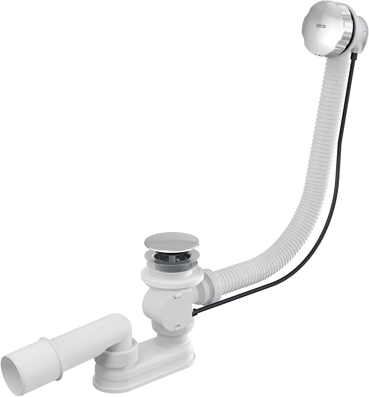 Сифон для ванны автомат, металл Сифон для ванны автомат, металл