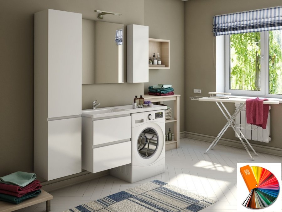 Тумба подвесная под умывальник Dallas Luxe 1200х482 2 ящика (ШхГхВ) 548х476х607 Тумба подвесная под умывальник Dallas Luxe 1200х482 2 ящика (ШхГхВ) 548х476х607