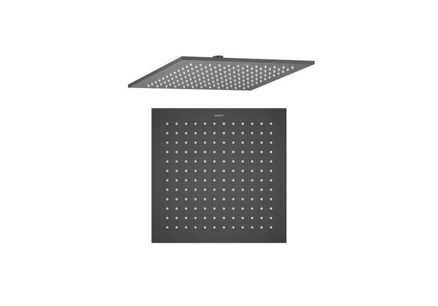 Квадратный верхний душ  300*300*7 мм AQUATEK, матовый черный AQ2078MB  Квадратный верхний душ  300*300*7 мм AQUATEK, матовый черный AQ2078MB