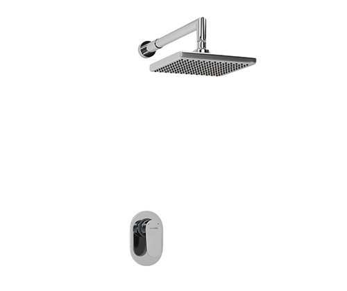 A12028 Встраиваемый комплект для душа с верхней душевой насадкой Wasserkraft A12028 Встраиваемый комплект для душа с верхней душевой насадкой Wasserkraft