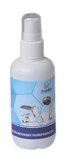 1 Марка Средство для очистки хромированных и нержавеющих поверхностей, 100мл., кнопочный распылитель 1 Марка Средство для очистки хромированных и нержавеющих поверхностей, 100мл., кнопочный распылитель