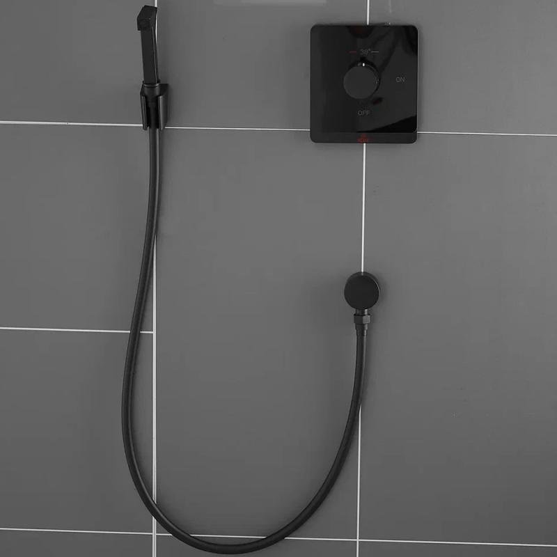 Гигиенический душ с термостатом Rose R105H, черный Гигиенический душ с термостатом Rose R105H, черный