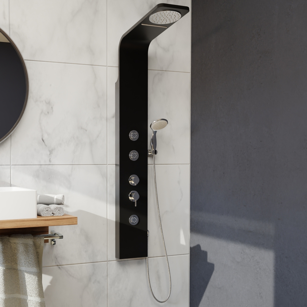 Душевая панель RGW Shower Panels SP-06 B 21140106-14 Черный Душевая панель RGW Shower Panels SP-06 B 21140106-14 Черный