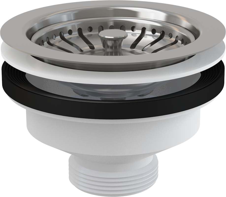 Донный клапан сифона для мойки 6/4" с нержавеющей peшeткой DN115 Донный клапан сифона для мойки 6/4" с нержавеющей peшeткой DN115