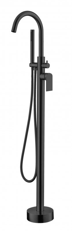 NOVA Напольный смеситель для ванны, чёрный матовый, NOV-FMT-NERO NOVA Напольный смеситель для ванны, чёрный матовый, NOV-FMT-NERO