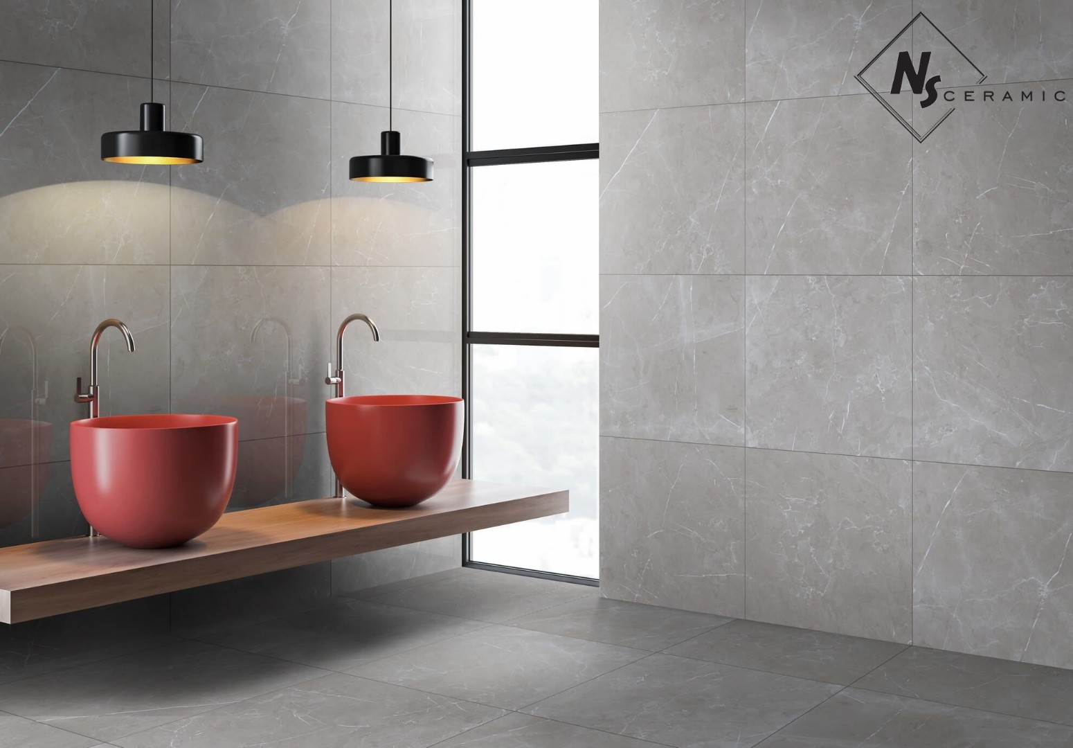 NS Ceramic Керамогранит с Эффектом Камня NSC8039 Grey Brown 80x80 - керамическая плитка и керамогранит NS Ceramic Керамогранит с Эффектом Камня NSC8039 Grey Brown 80x80 - керамическая плитка и керамогранит