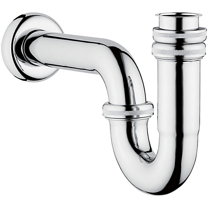 Сифон S-типа для мойки (металлический) Сифон S-типа для мойки (металлический)