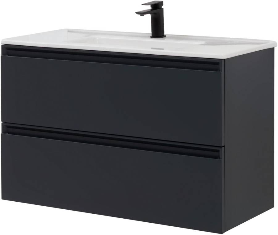 Тумба под раковину Allen Brau Eclipse 100 1.E1003.AM антрацит матовый Тумба под раковину Allen Brau Eclipse 100 1.E1003.AM антрацит матовый